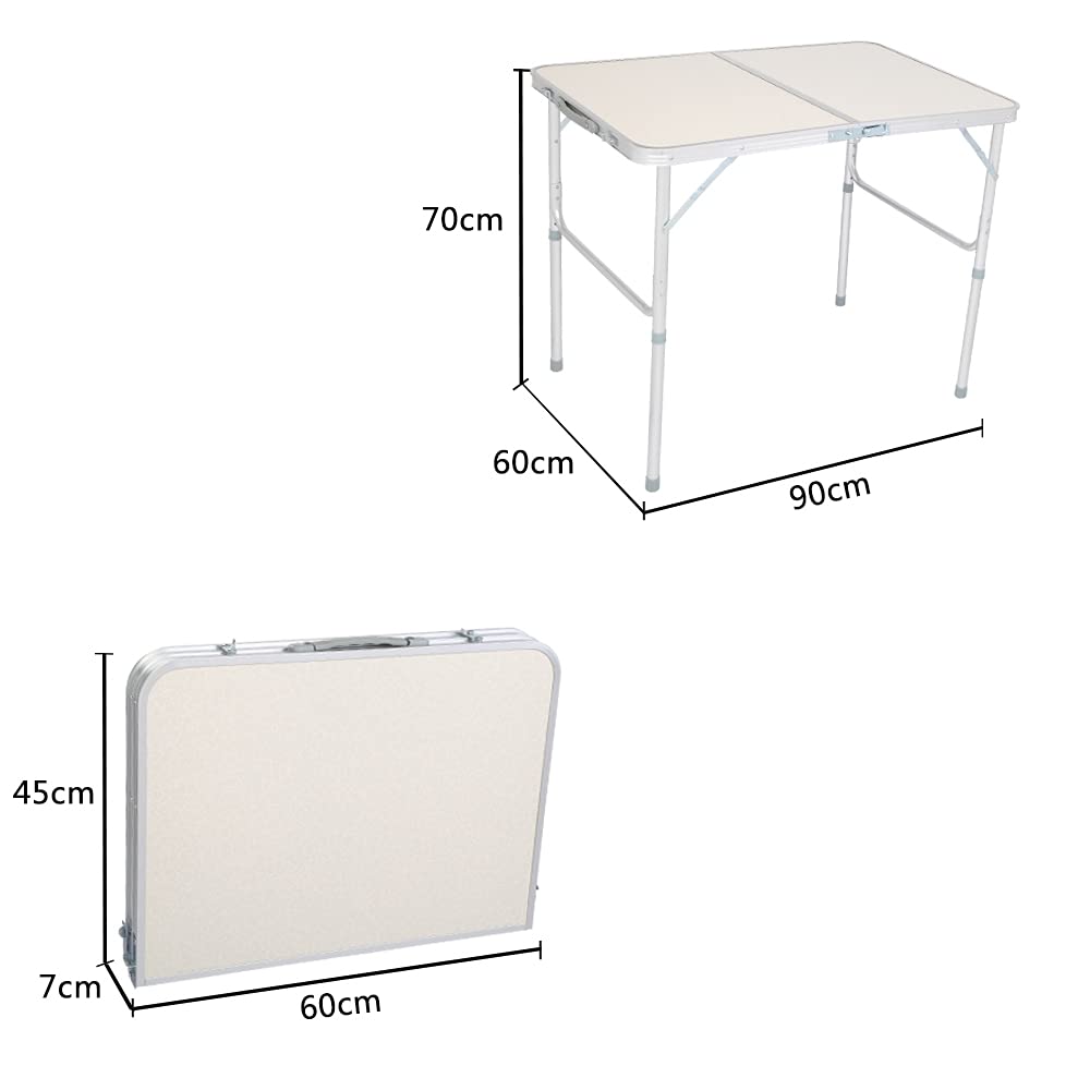 3ft Portable Folding Aluminum Camping Table Z6840