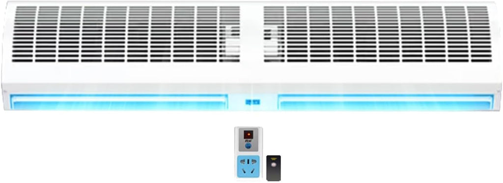 Wall-Mounted Air Curtain with Remote Control, 150cm/60in C524732