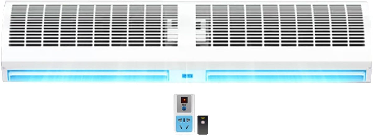 Wall-Mounted Air Curtain with Remote Control, 150cm/60in C524732