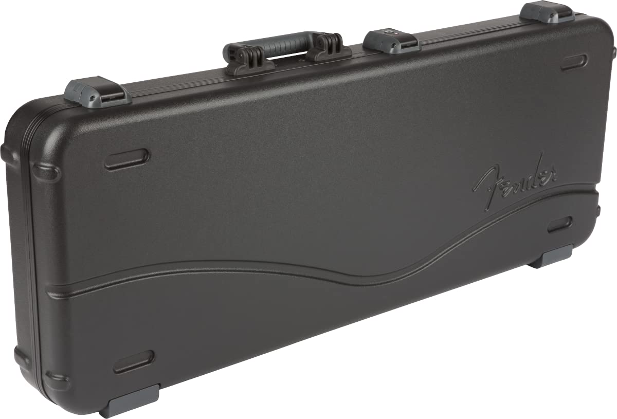 Black Molded Electric Guitar Case with TSA Lock C839