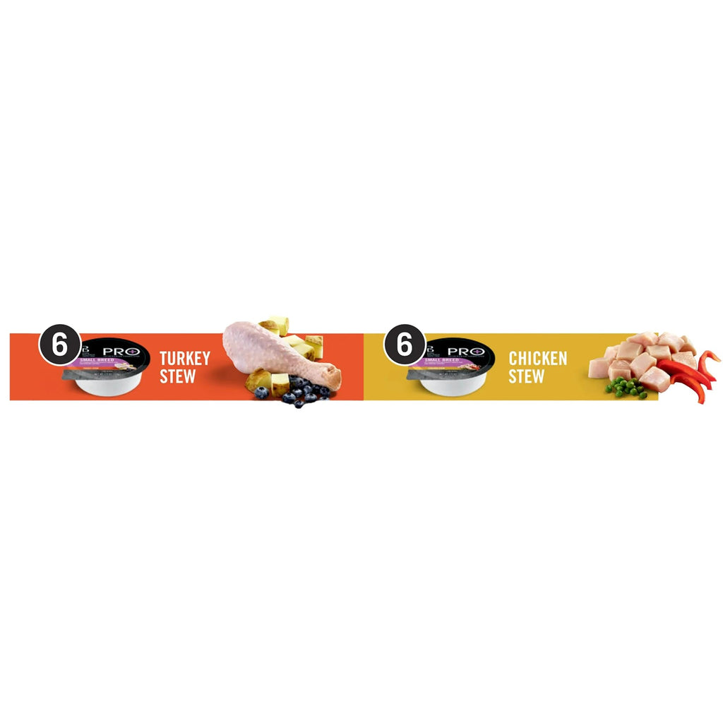 Turkey Stew & Chicken Stew Grain-Free Wet Dog Food 3.5 oz Cups F175