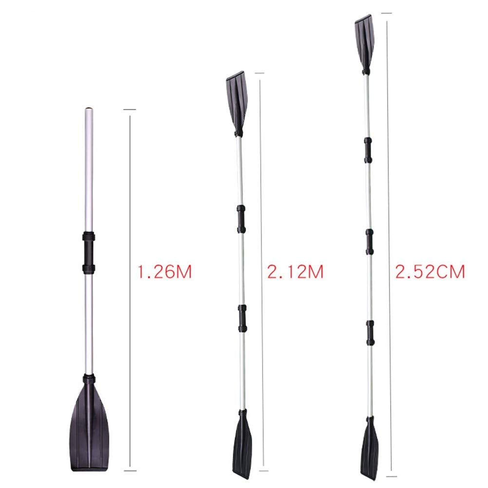 Aluminum Alloy Paddle, 2 Pack Adjustable Kayak Oars F5037