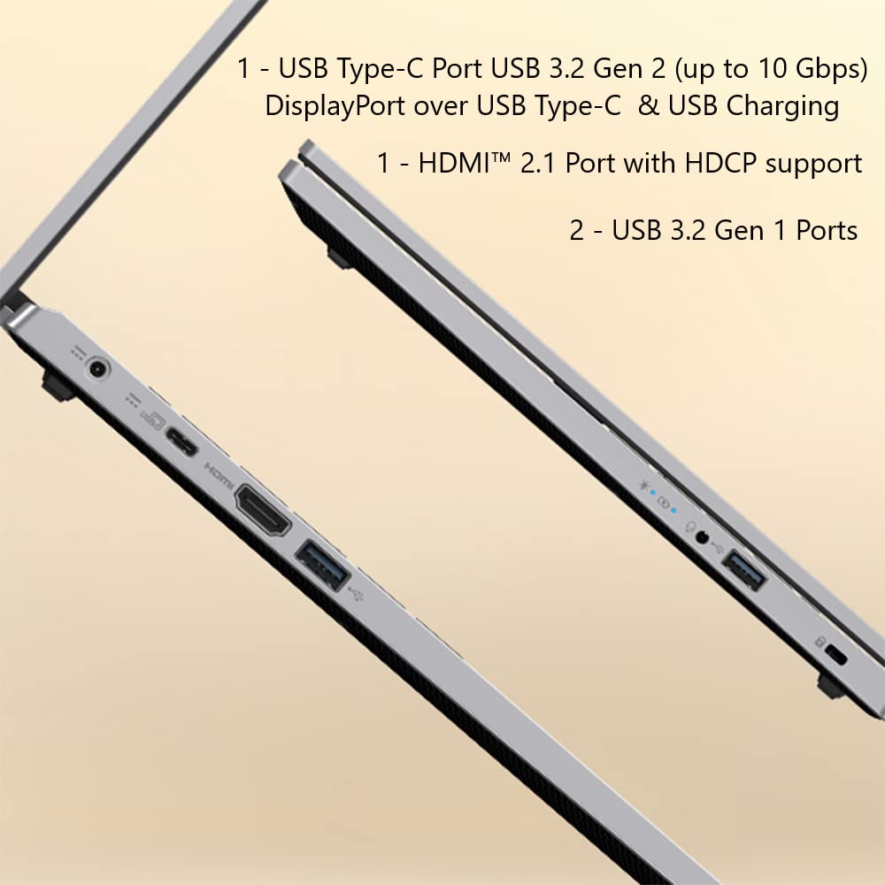 15.6" Full HD IPS Touch Laptop, AMD Ryzen 5, 16GB, 512GB SSD U593110