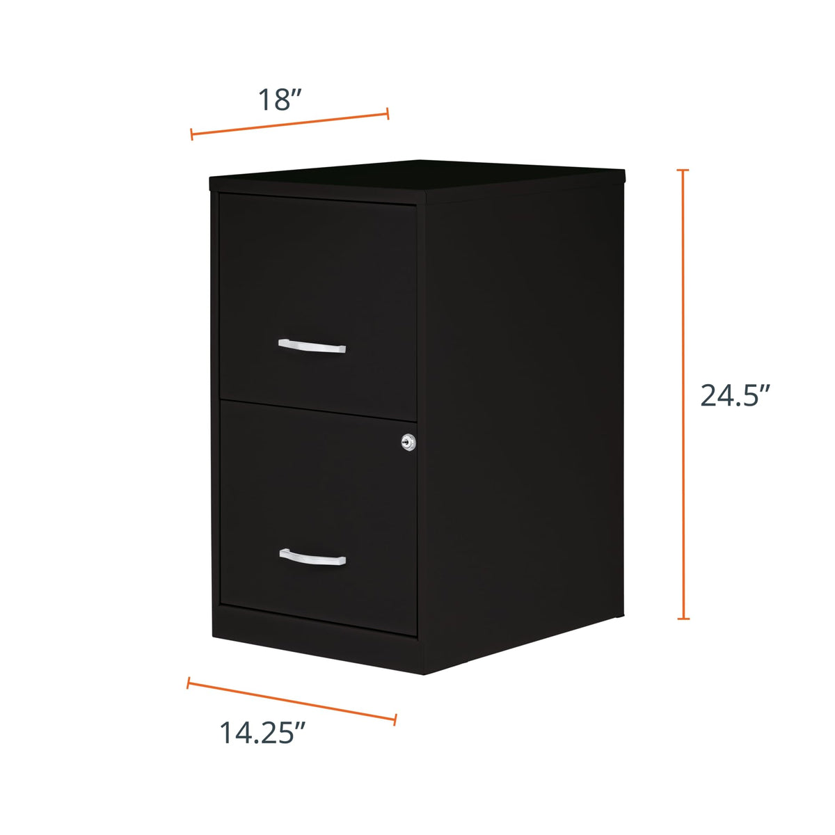 2 Drawer Locking Steel Filing Cabinet E177721