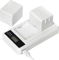 2-Pack Rechargeable 7.2V 2440mAh Lithium-Ion Batteries with Charging Station A470