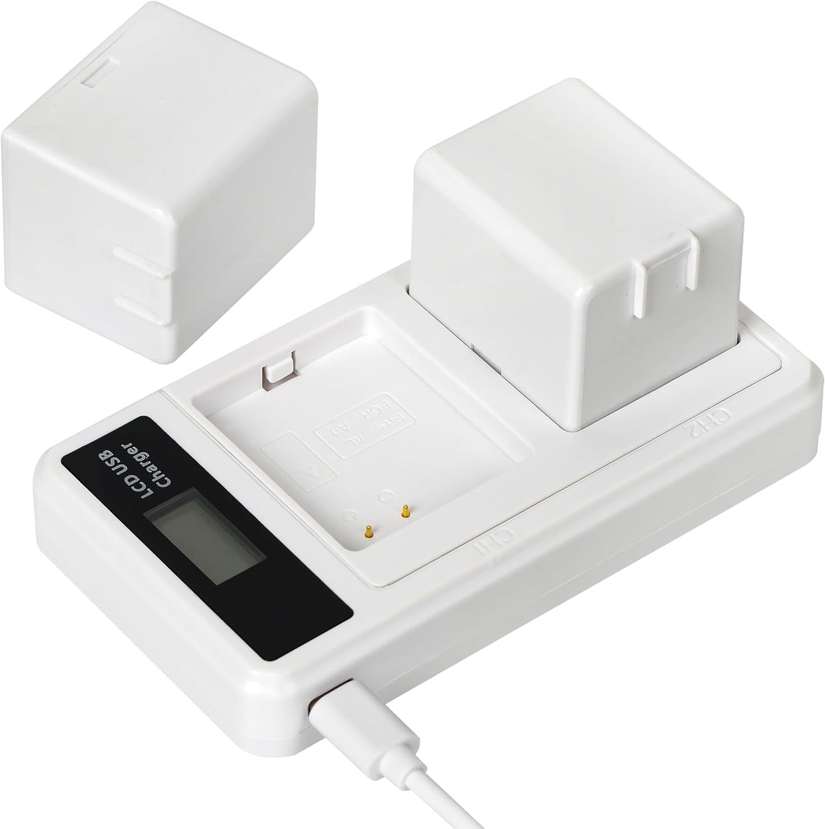2-Pack Rechargeable 7.2V 2440mAh Lithium-Ion Batteries with Charging Station A470