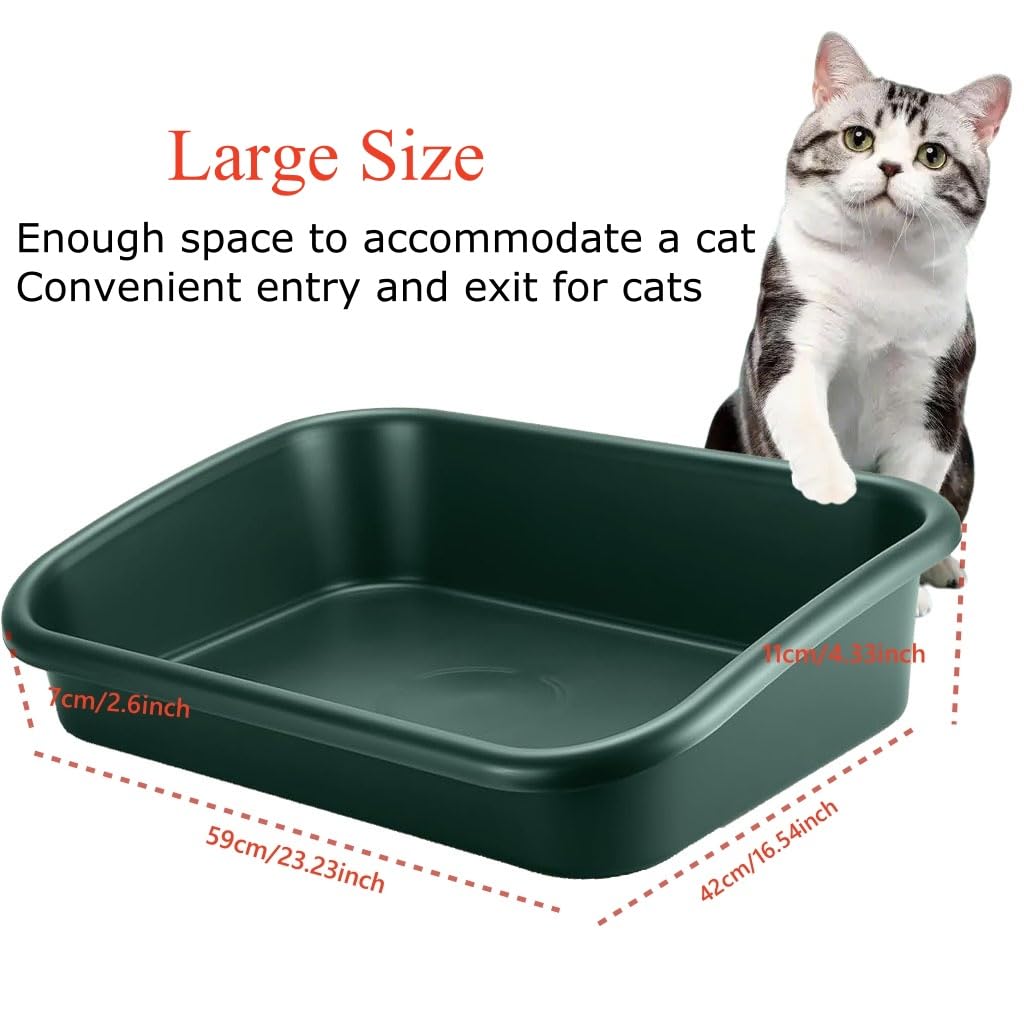 Extra Large High Sides Low Entry ABS Litter Box X88788