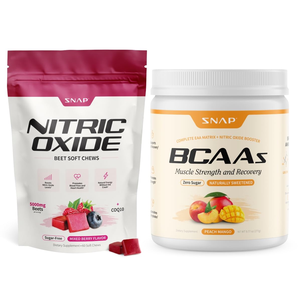 Beet Root Soft Chews + BCAA Powder Bundle G388750