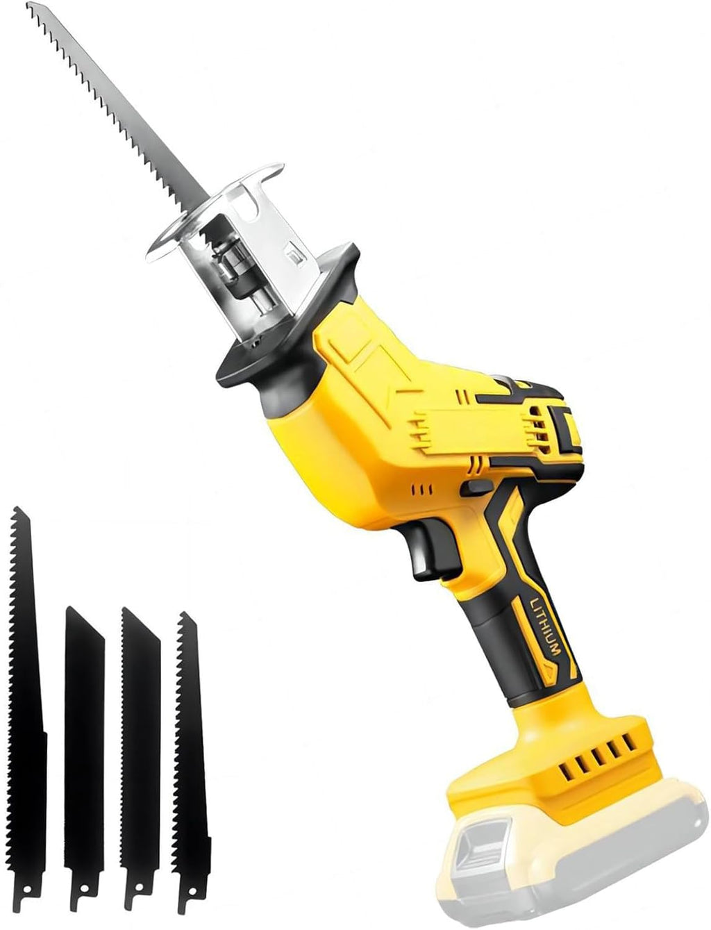 Cordless Reciprocating Saw with 4 Saw Blades E648