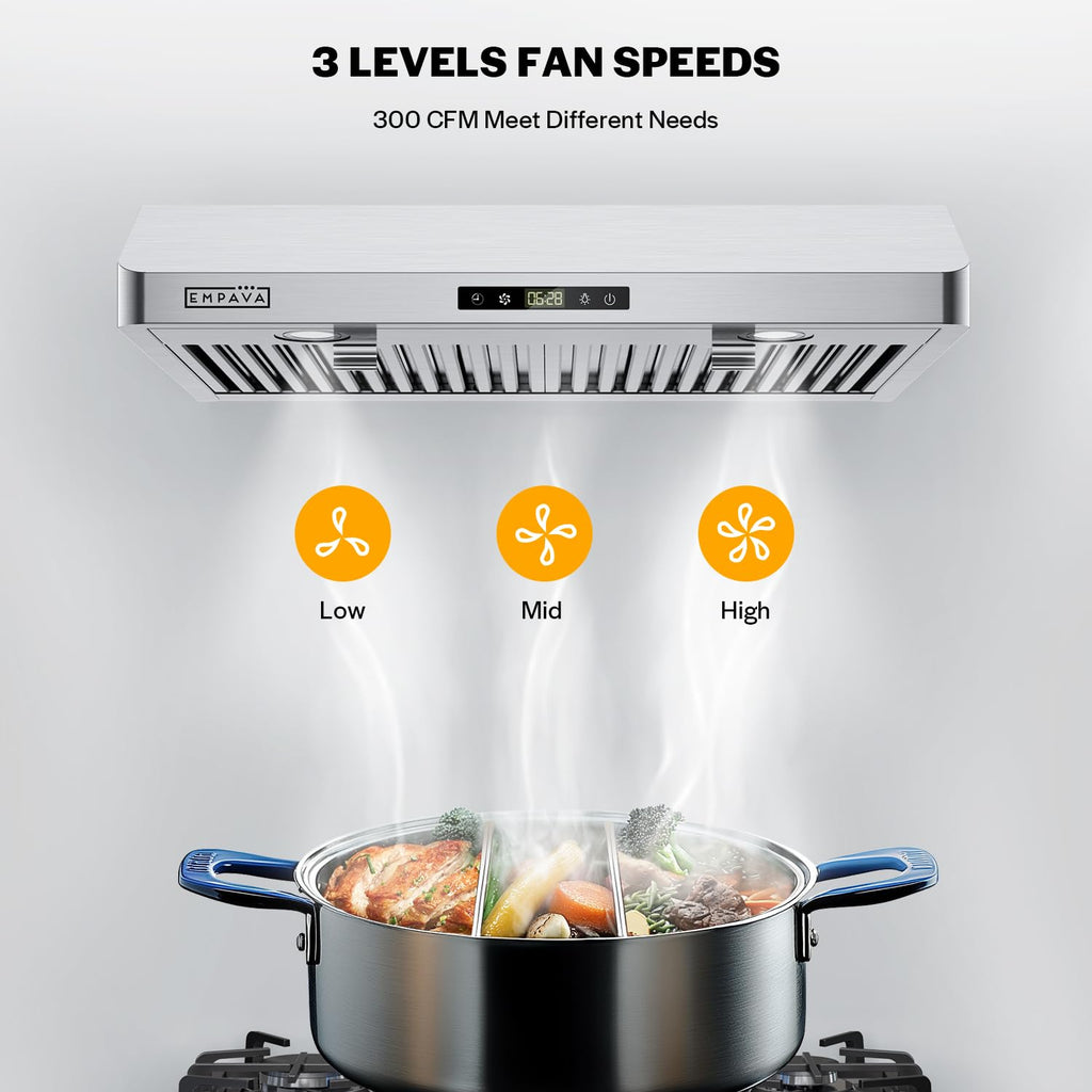 Under Cabinet Range Vent Hood 30 Inch Q353