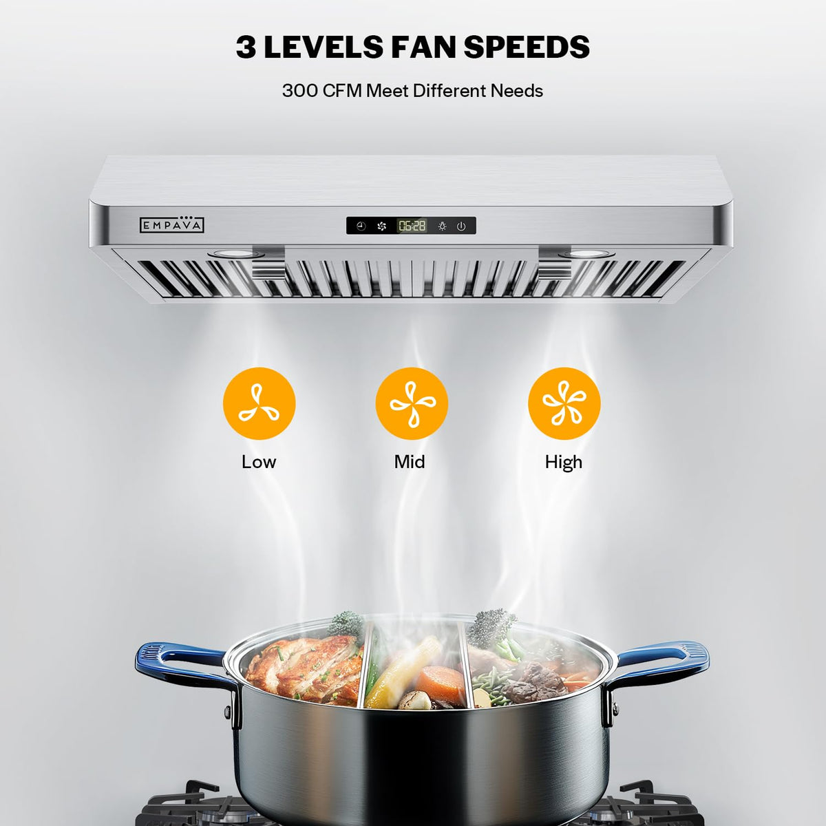 Under Cabinet Range Vent Hood 30 Inch Q353