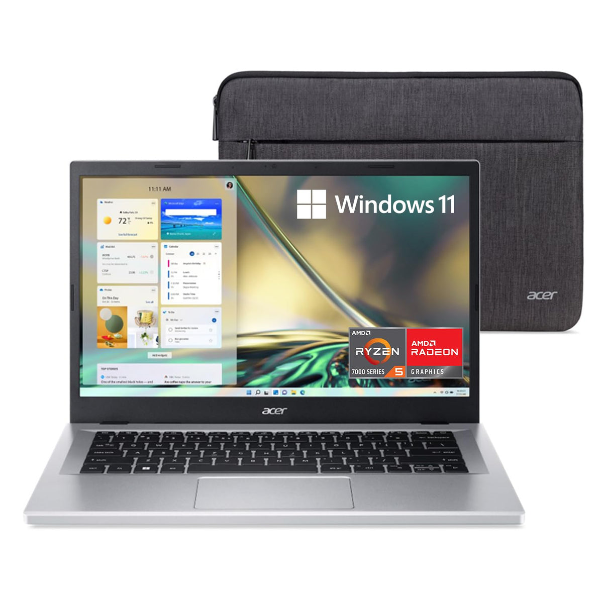 15.6" Full HD IPS Touch Laptop, AMD Ryzen 5, 16GB, 512GB SSD U593110