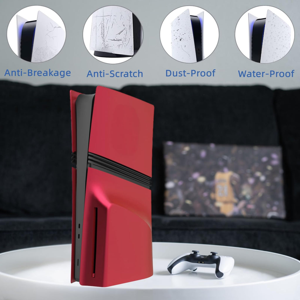 Red PS5 Pro Console Cover Plates A11276