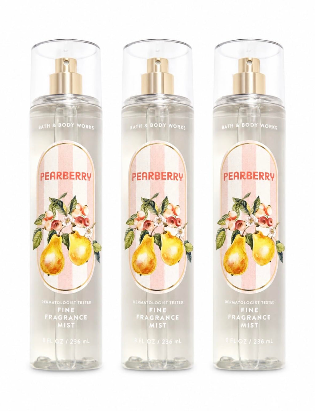 Pearberry Fine Fragrance Mist 8 Oz Pack of 3 T1236