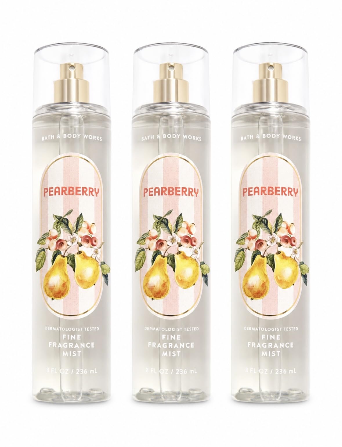 Pearberry Fine Fragrance Mist 8 Oz Pack of 3 T1236