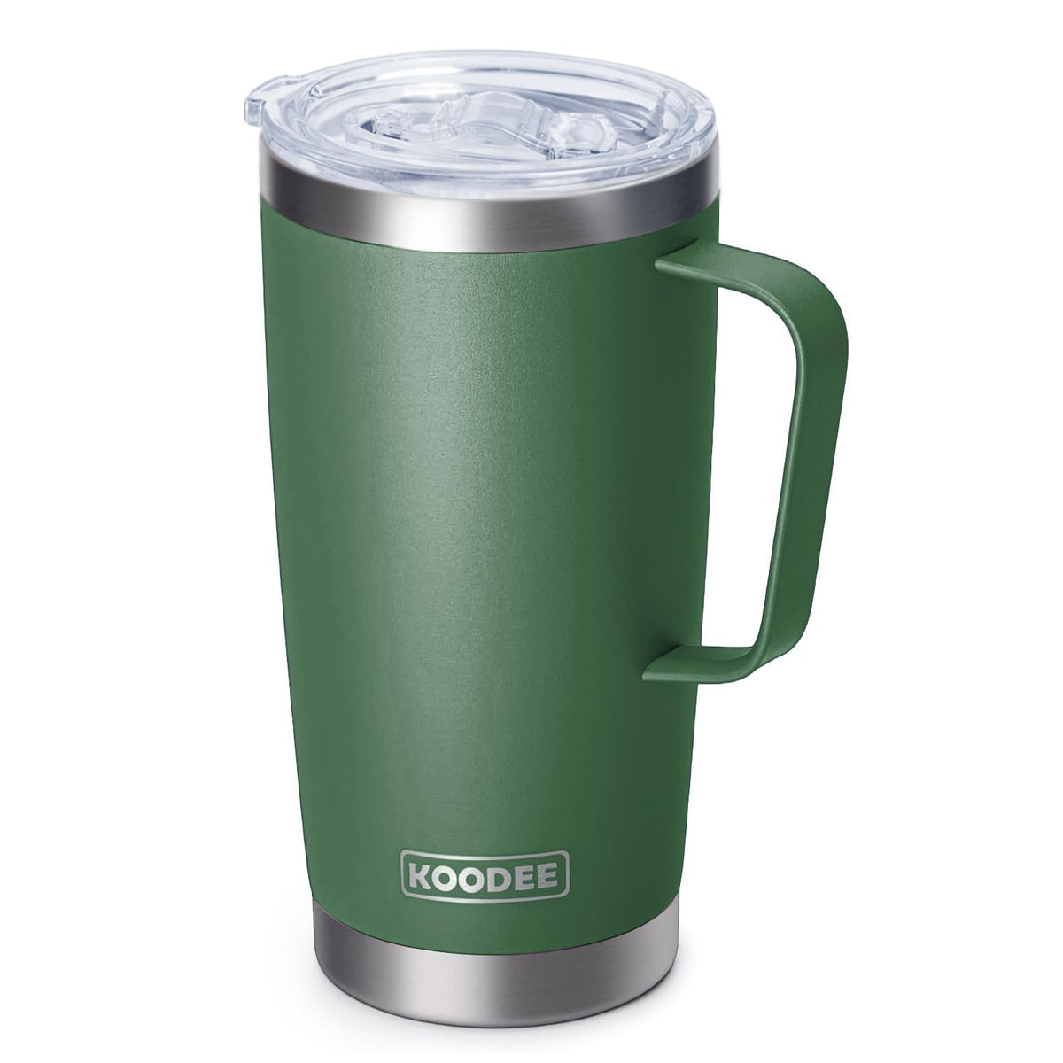 20 oz Insulated Stainless Steel Coffee Mug with Lid and Handle D4305