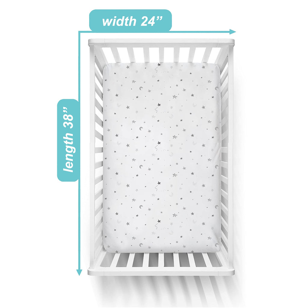 3 Pack Fitted Mini Crib Sheet 38x24" J713830