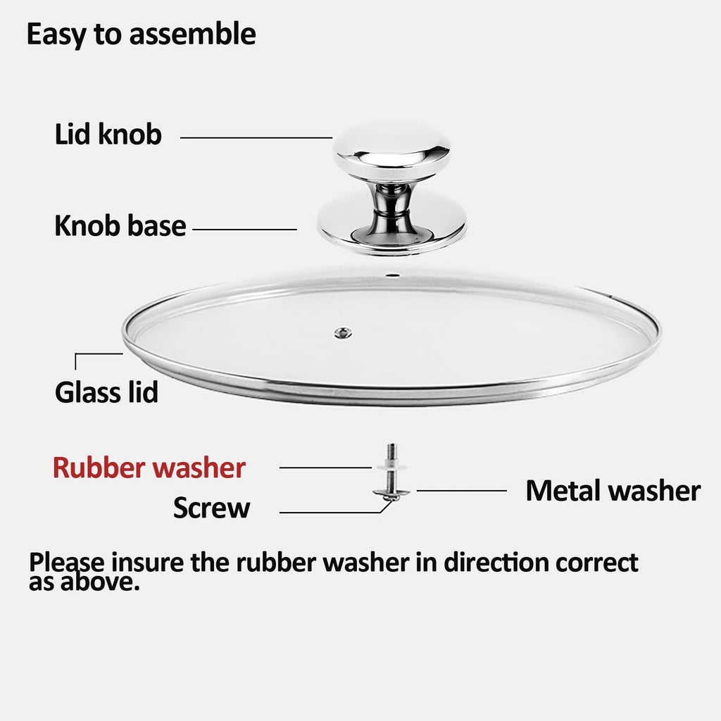 Tempered Glass Lid for 11 inches Cookware K987099
