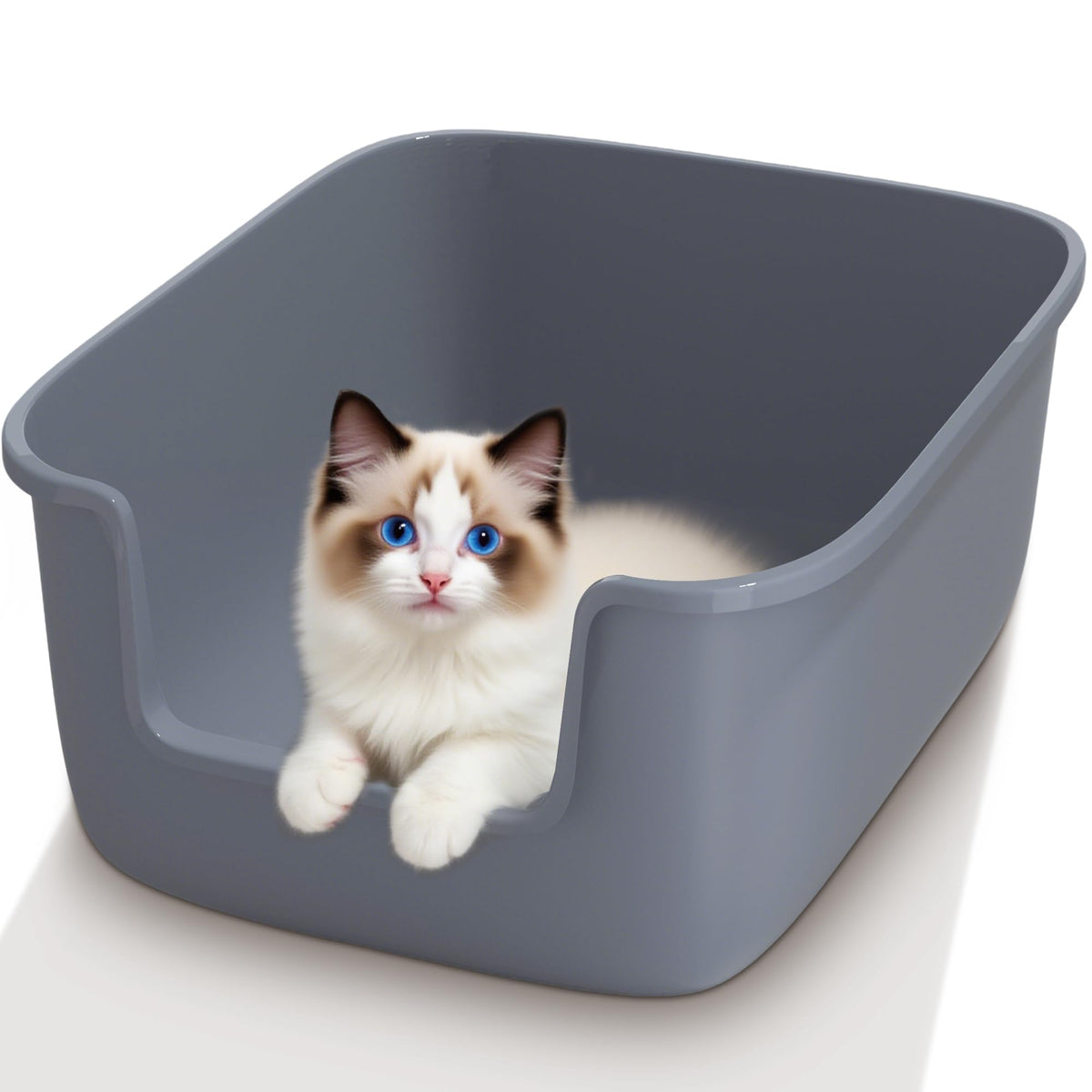 Large High Sided Anti-Splashing Cat Litter Box R486