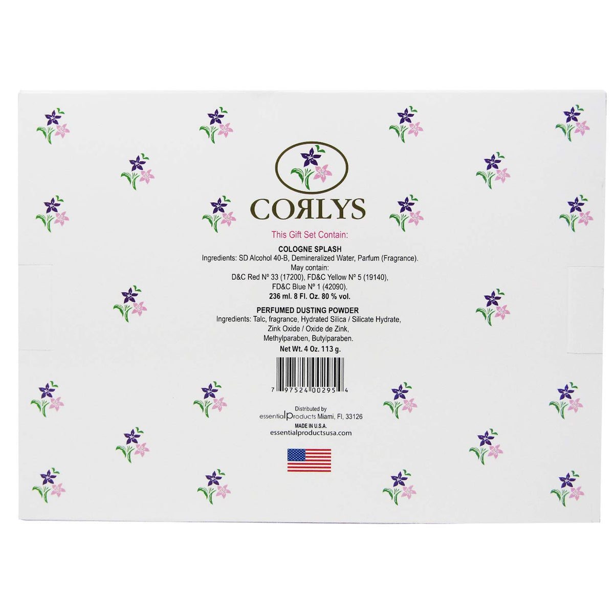 Violet Baby Cologne and Dusting Powder H928