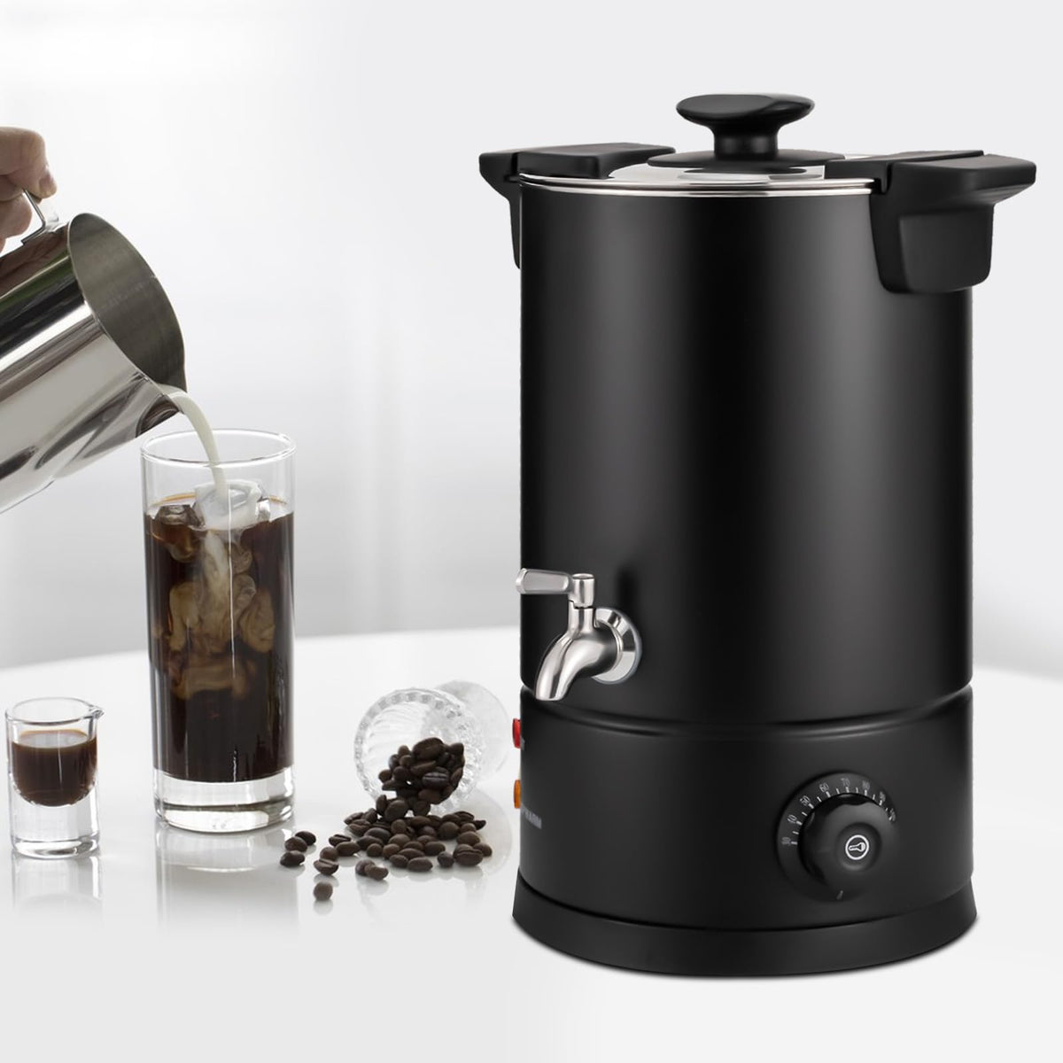 8L Electric Stainless Steel Coffee Urn B606