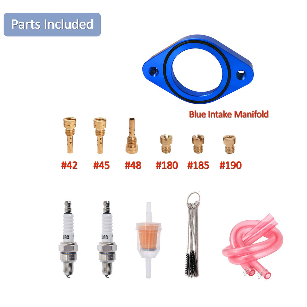 CV40 Carburetor & Intake Manifold Blue U304855