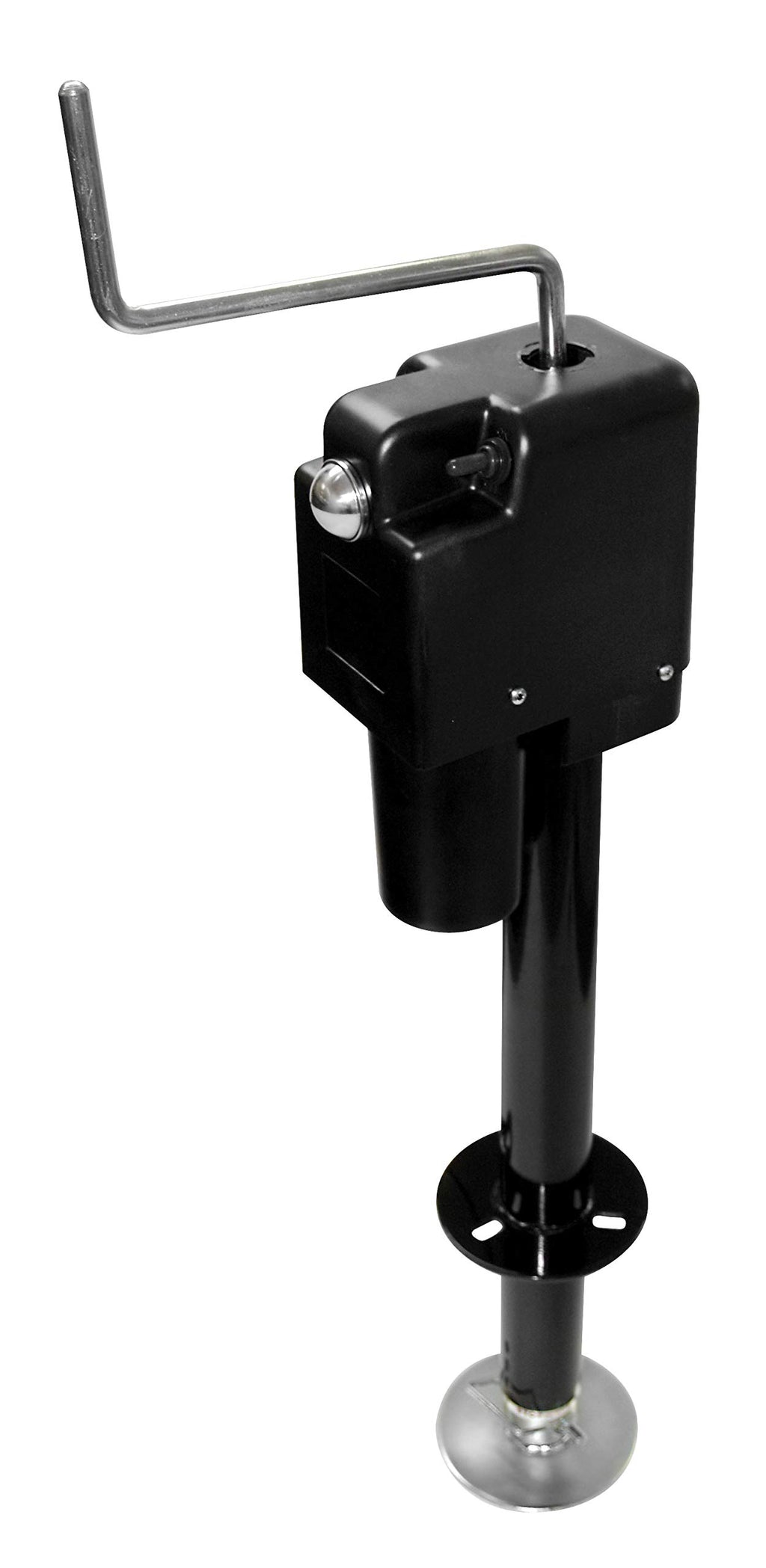 Electric A-Frame Tongue Jack with LED Work Light and Ground Wiring, 3,650 lbs. Capacity, Black Z773