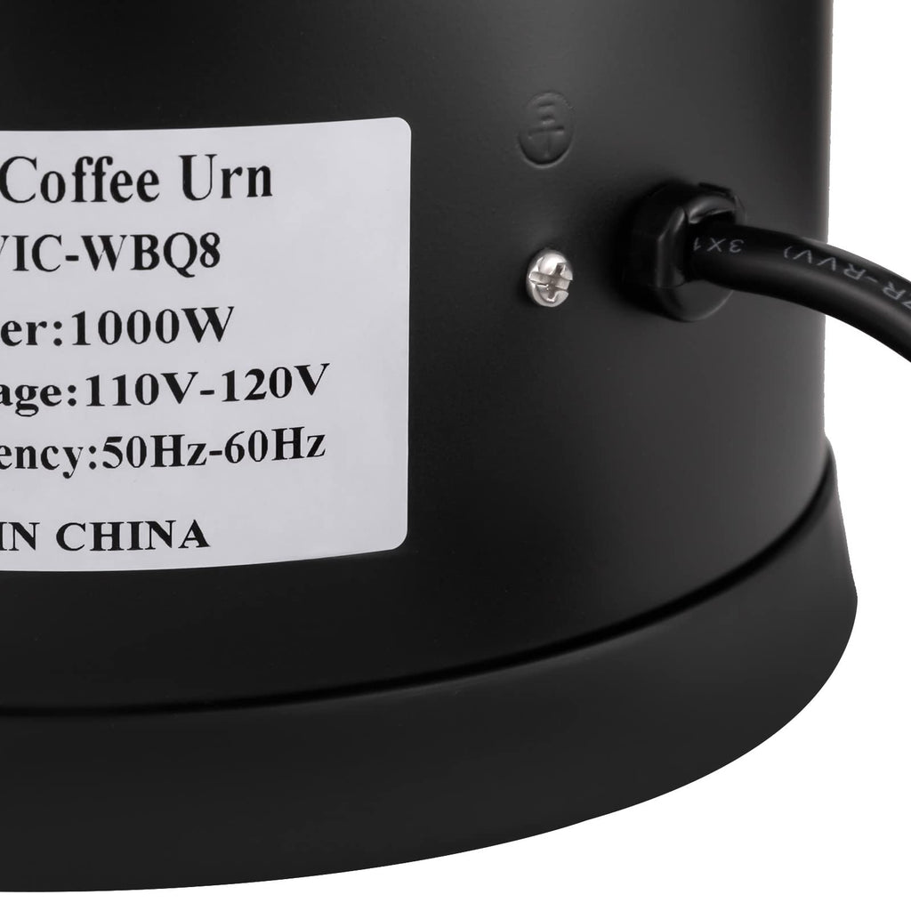 8L Electric Stainless Steel Coffee Urn B606