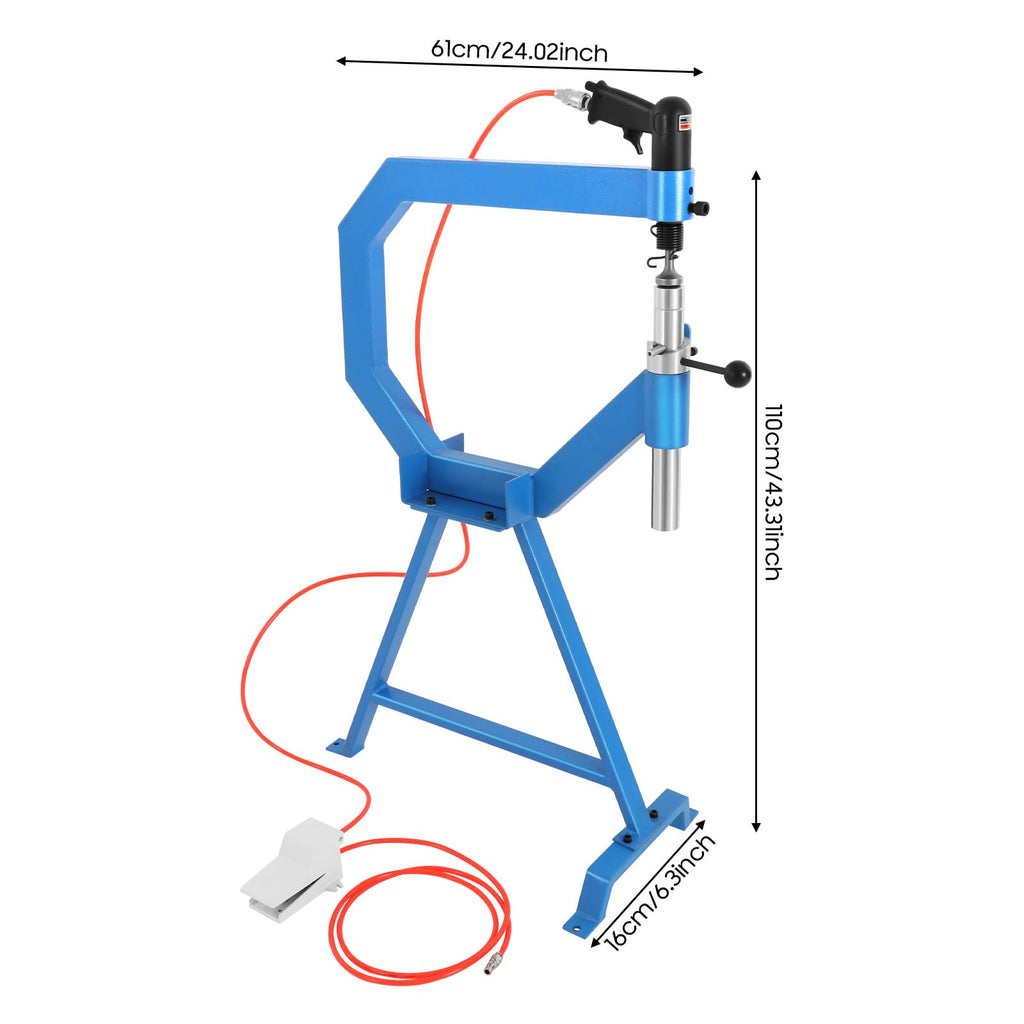Pneumatic Planishing Hammer with 1"/2"/3" Anvil Dies V328