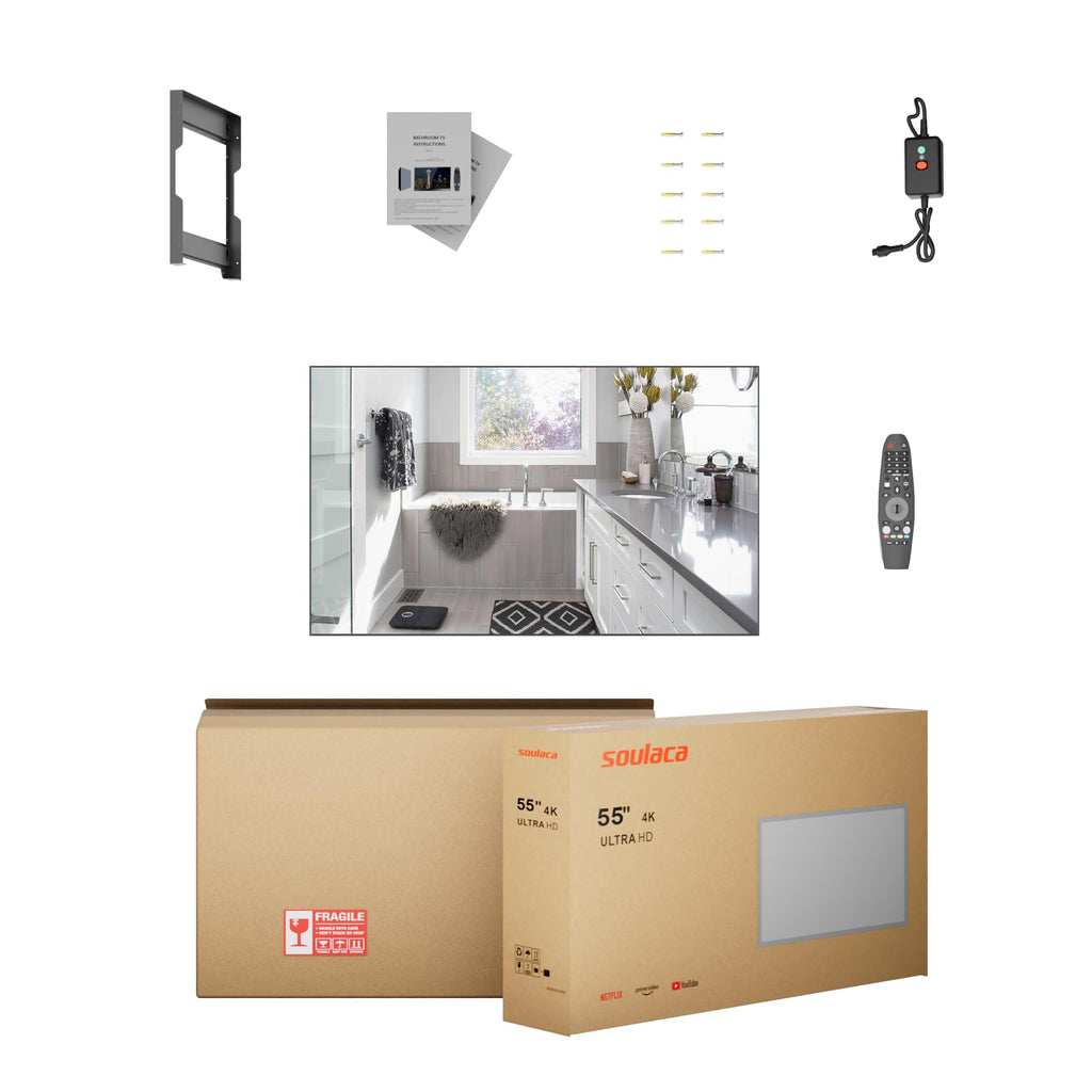55 Inch 4K UHD Waterproof Smart Mirror TV N9478