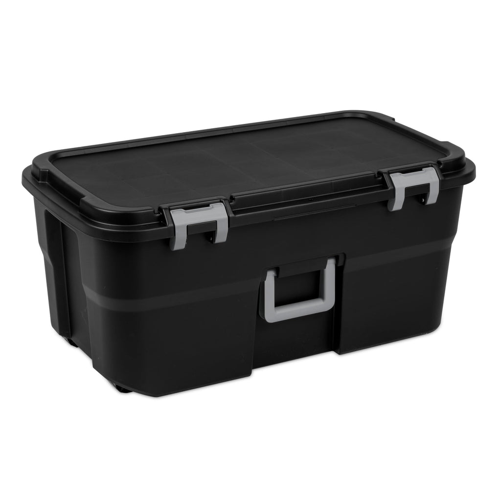 22 Gallon Rolling Storage Trunk with Wheels and Handle R398478
