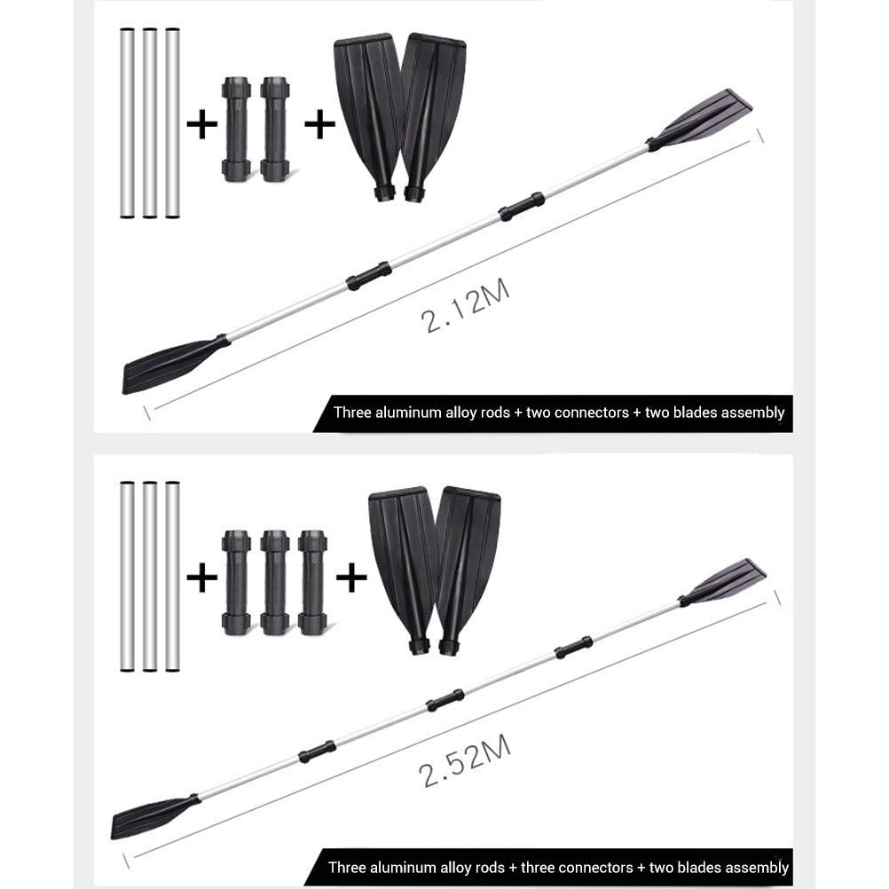 Aluminum Alloy Paddle, 2 Pack Adjustable Kayak Oars F5037