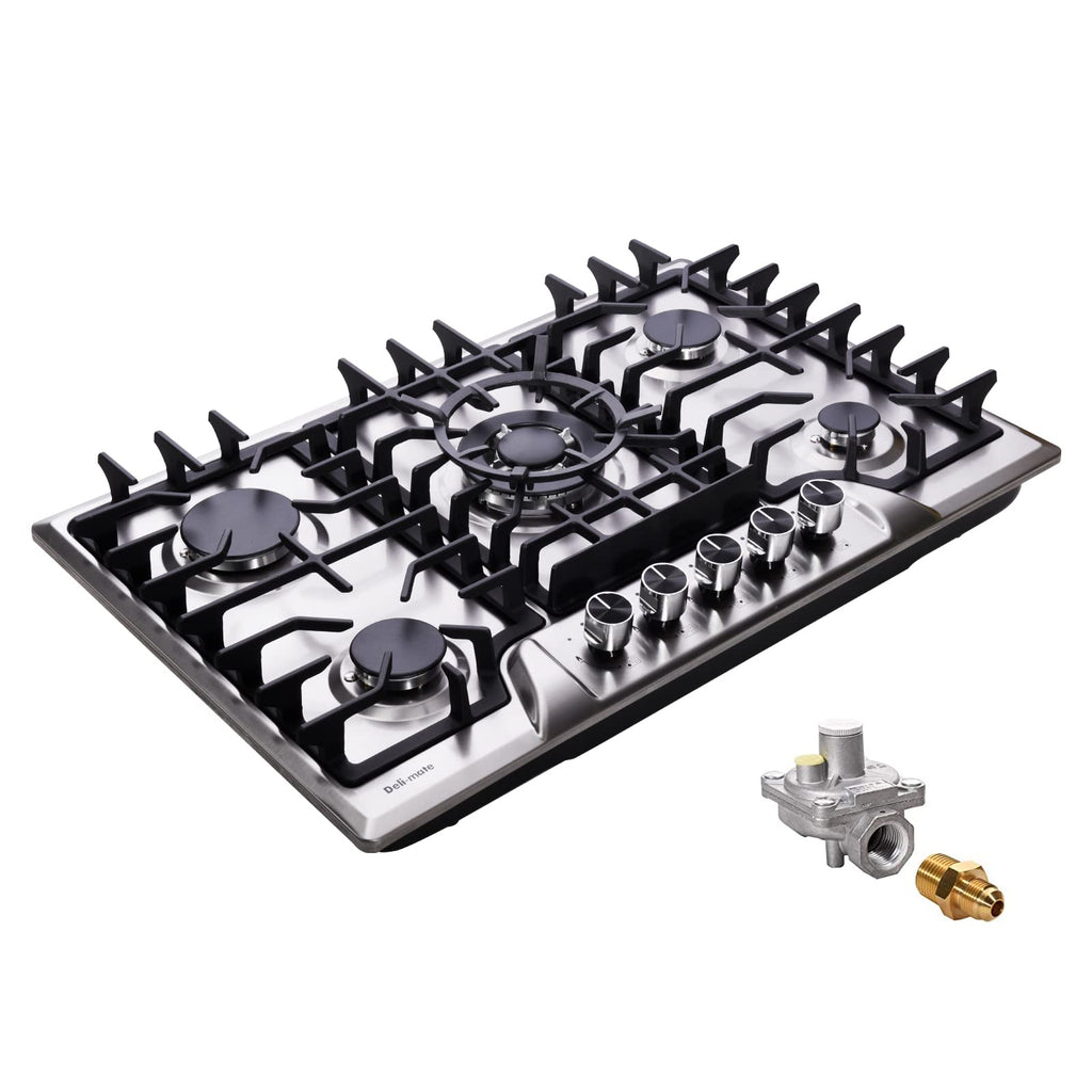 30 Inch 5 Burners Stainless Steel Gas Cooktop V160