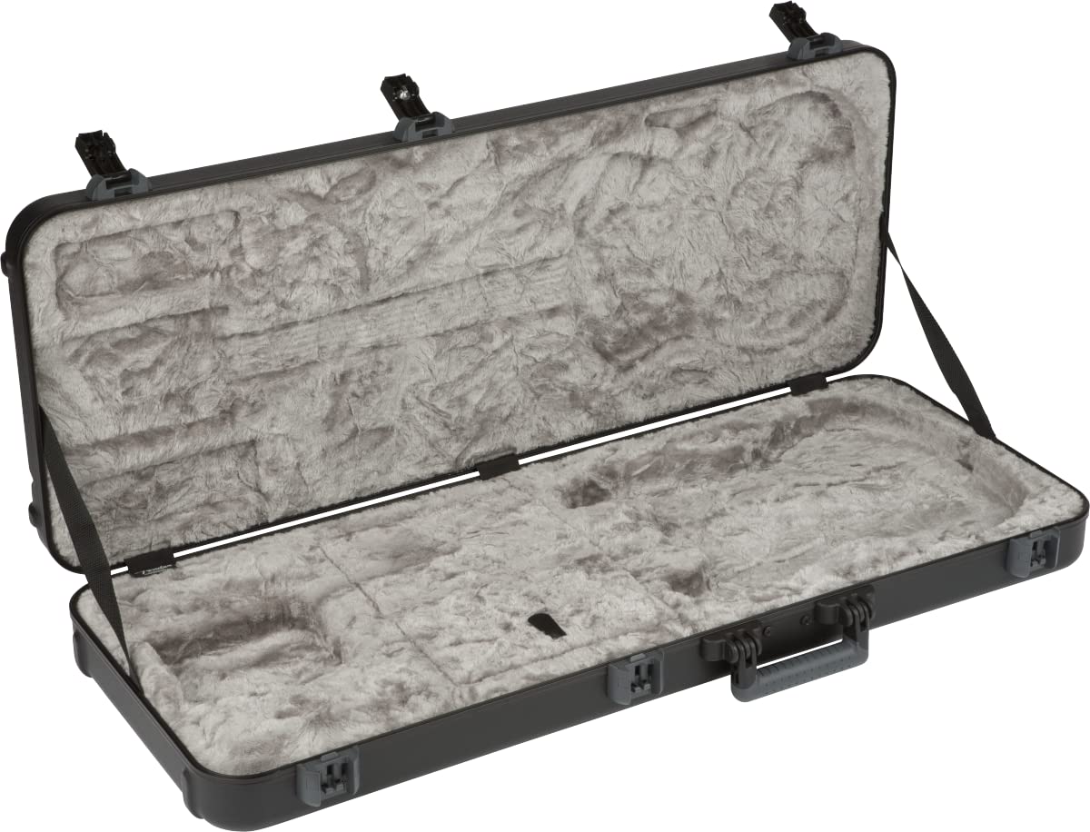Black Molded Electric Guitar Case with TSA Lock C839