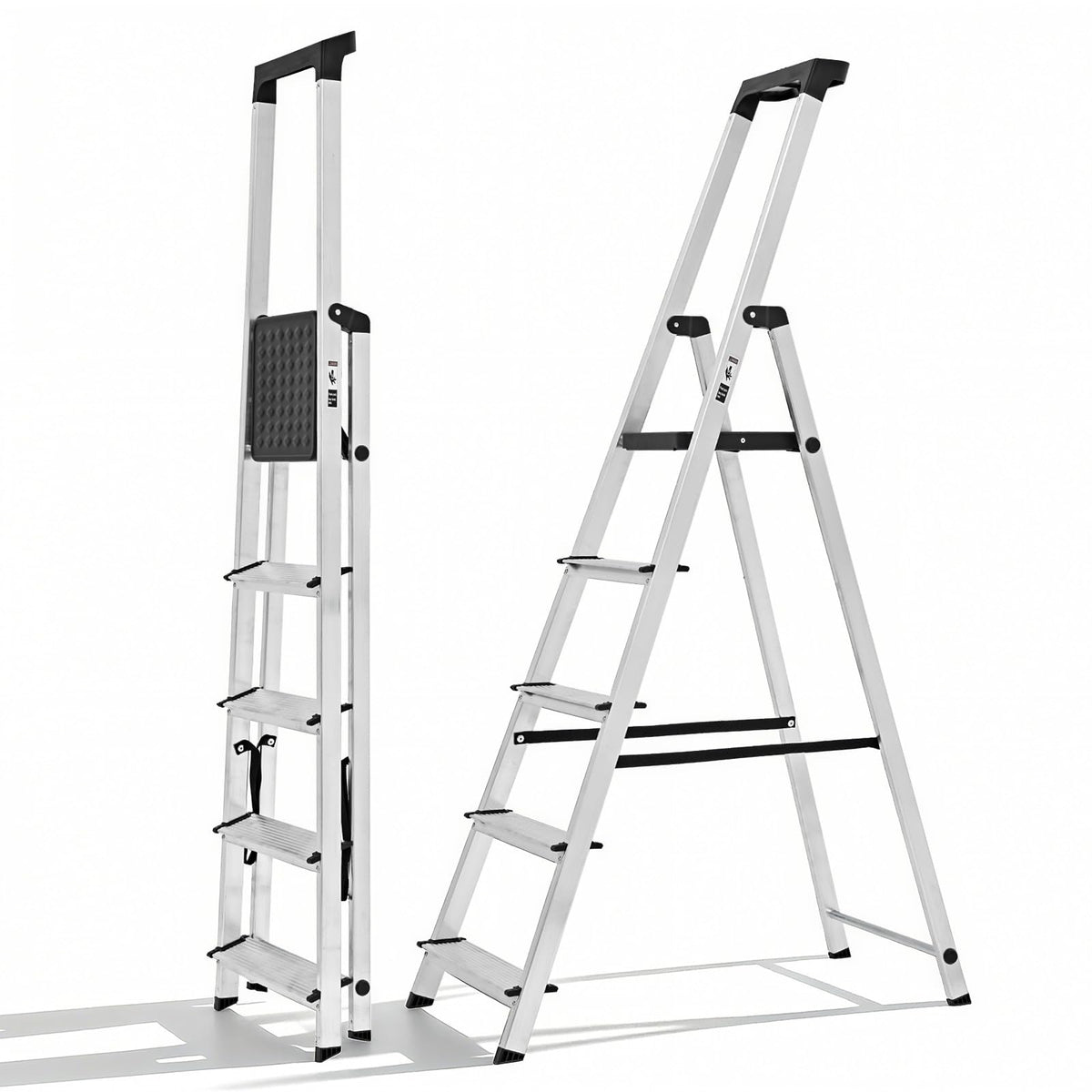 5 Step Aluminum Folding Step Stool H192734