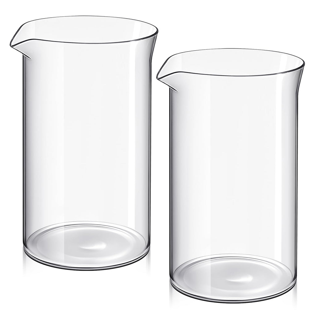 2 Pcs Borosilicate Glass French Press Replacement, 34 oz C705