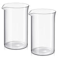 2 Pcs Borosilicate Glass French Press Replacement, 34 oz C705