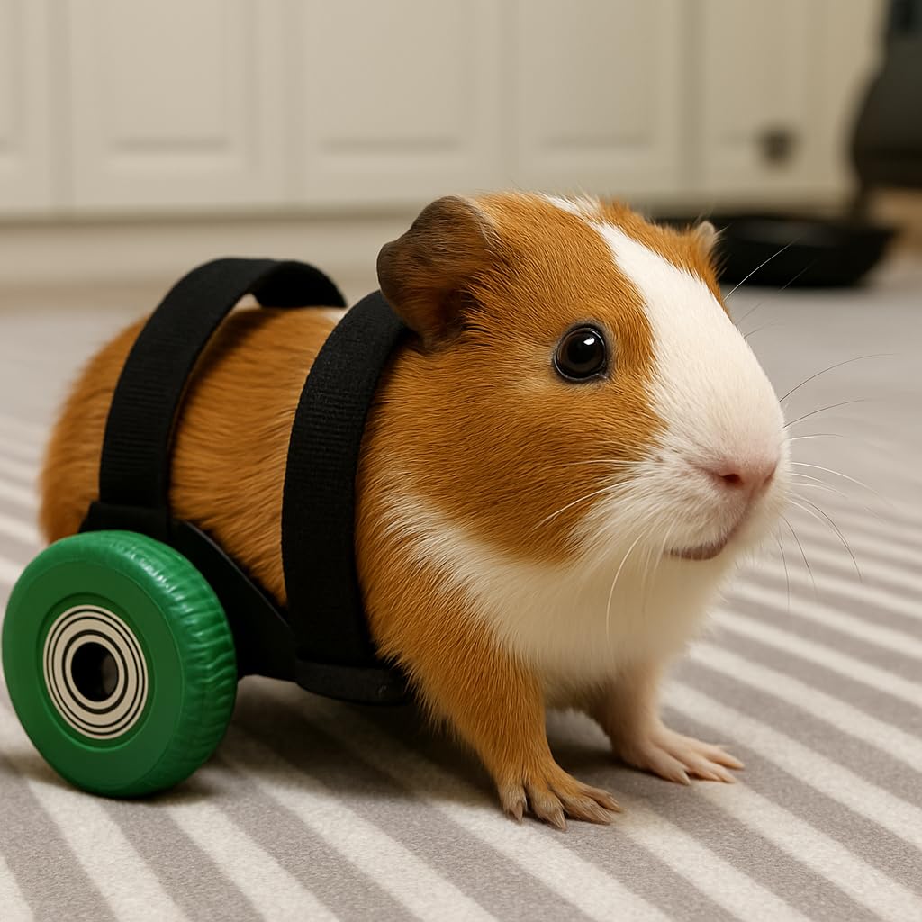 Guinea Pig Wheelchair with Adjustable Harness, 2 Wheel Sizes V770024