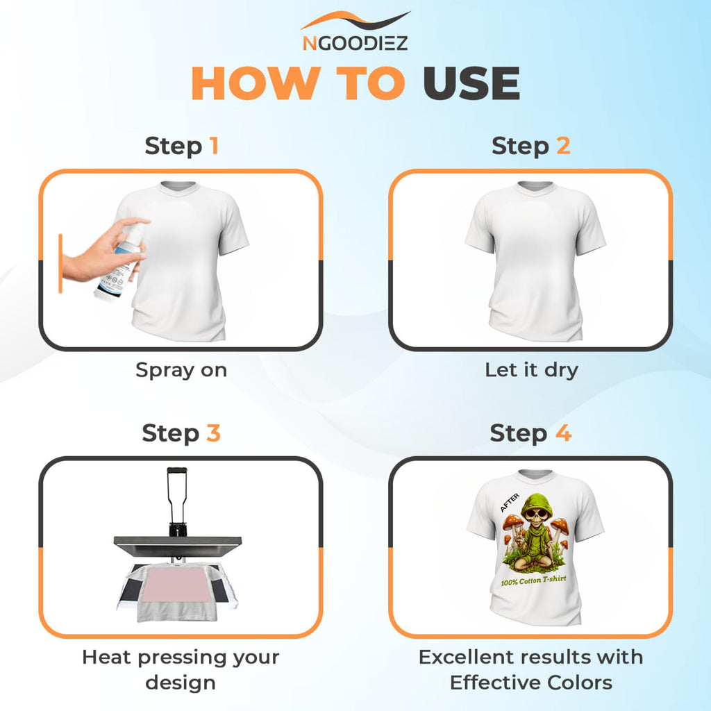 Sublimation Spray for Cotton T-Shirts & Polyester 100ml M308