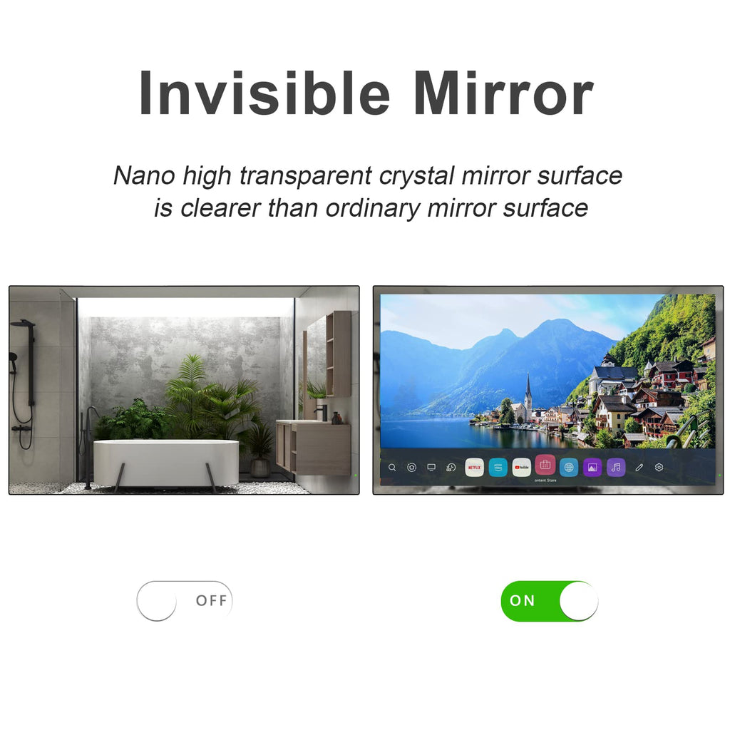 55 Inch 4K UHD Waterproof Smart Mirror TV N9478