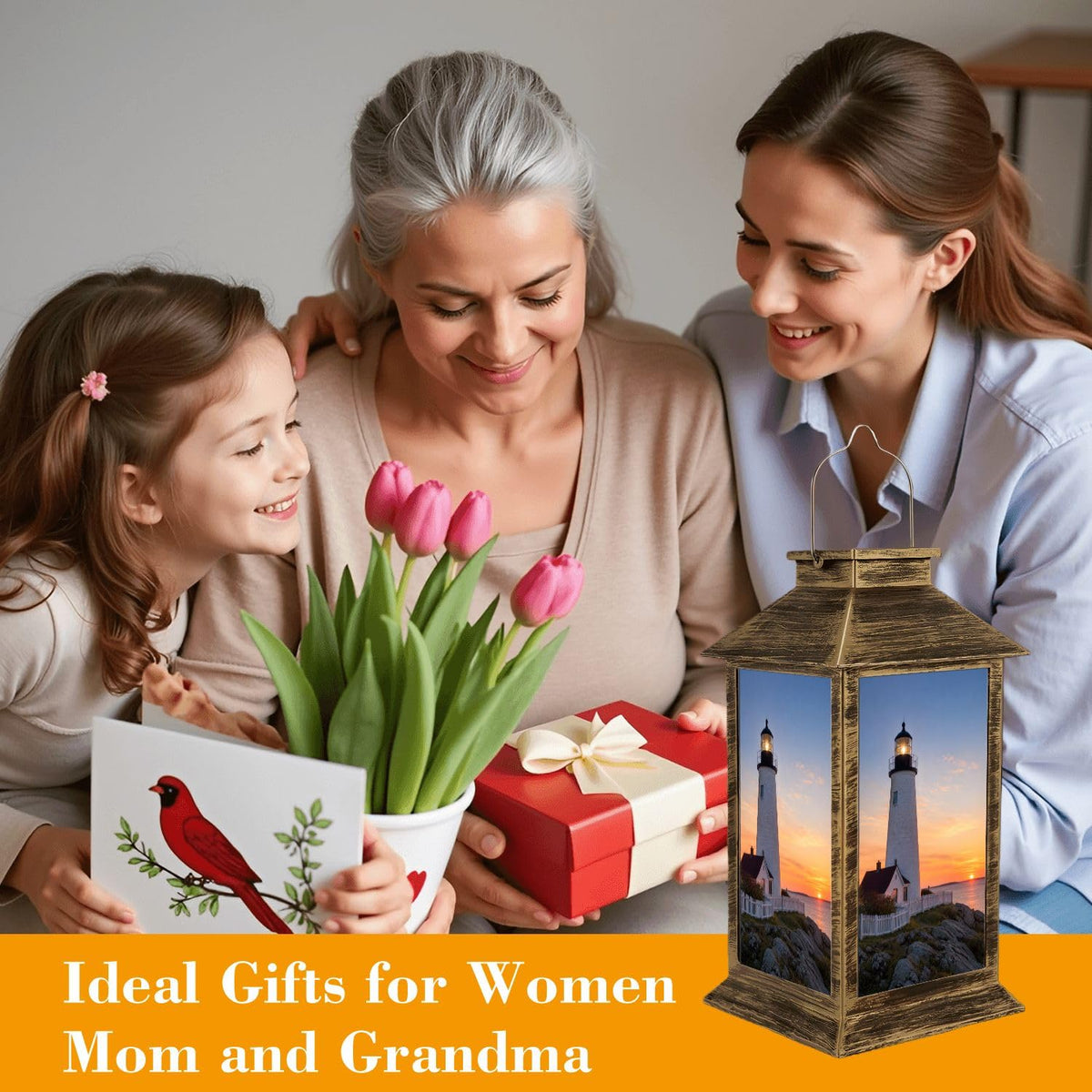 Solar Lantern Outdoor Waterproof LED Hanging Solar Lights F233