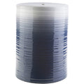 Navy White Modern Garden Stool Q537554