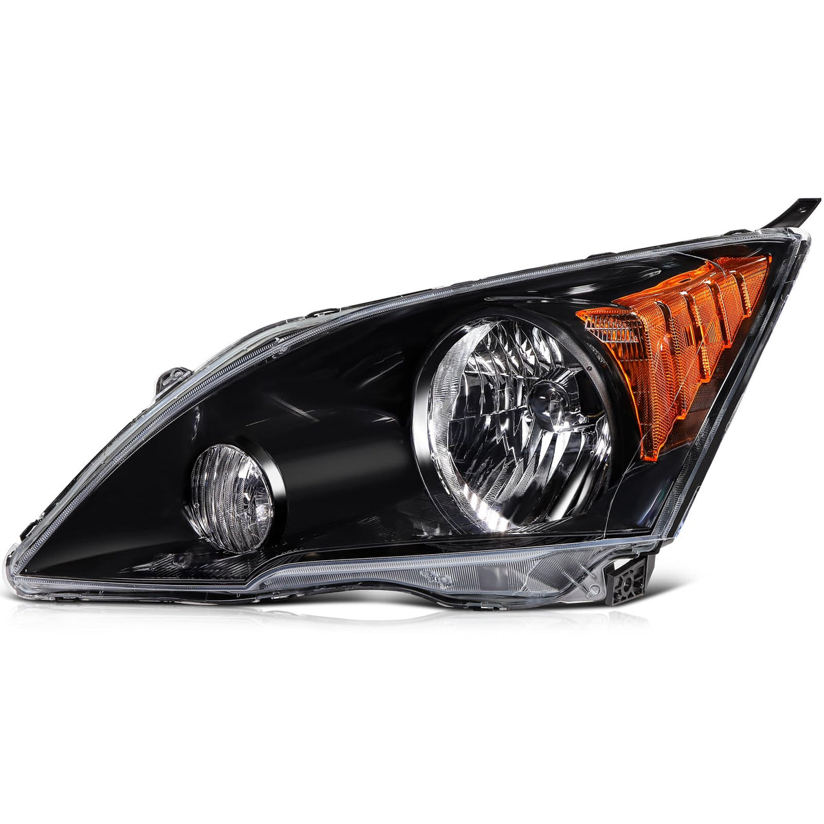 Chrome Housing Clear Corner Headlight Assembly D114727