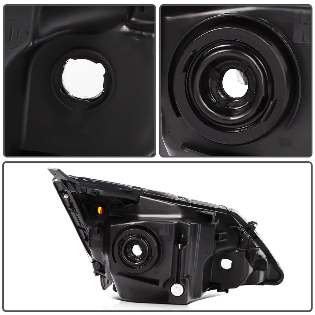 Chrome Housing Clear Corner Headlight Assembly D114727
