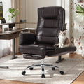 Big and Tall Ergonomic Office Chair with Foot Rest, Brown G8397