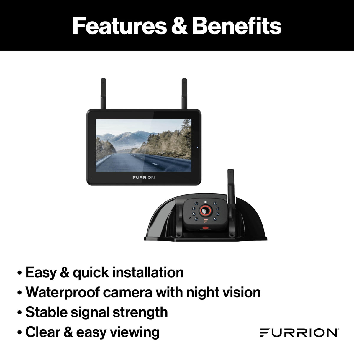 Wireless RV Observation System 7" Monitor N940