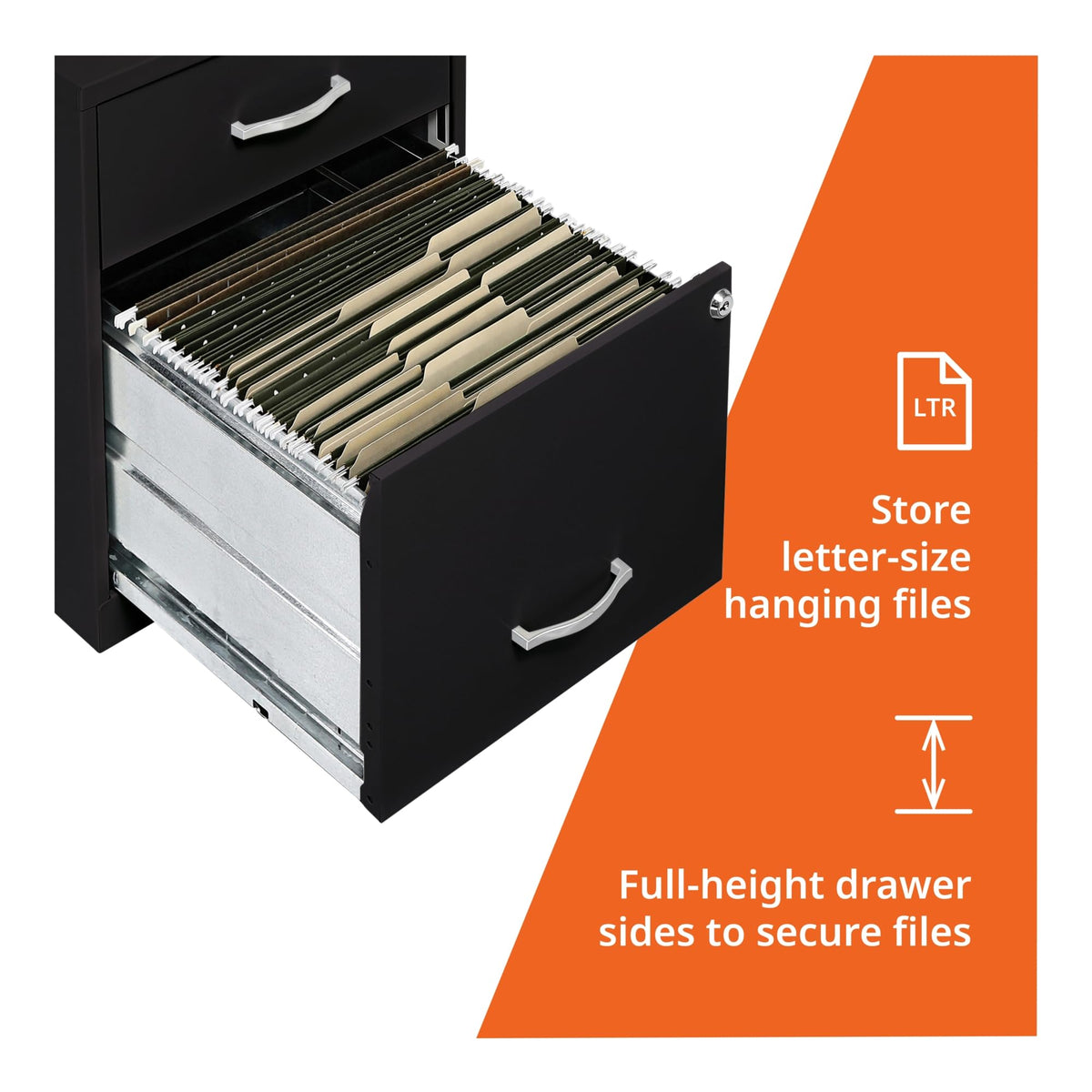 2 Drawer Locking Steel Filing Cabinet E177721