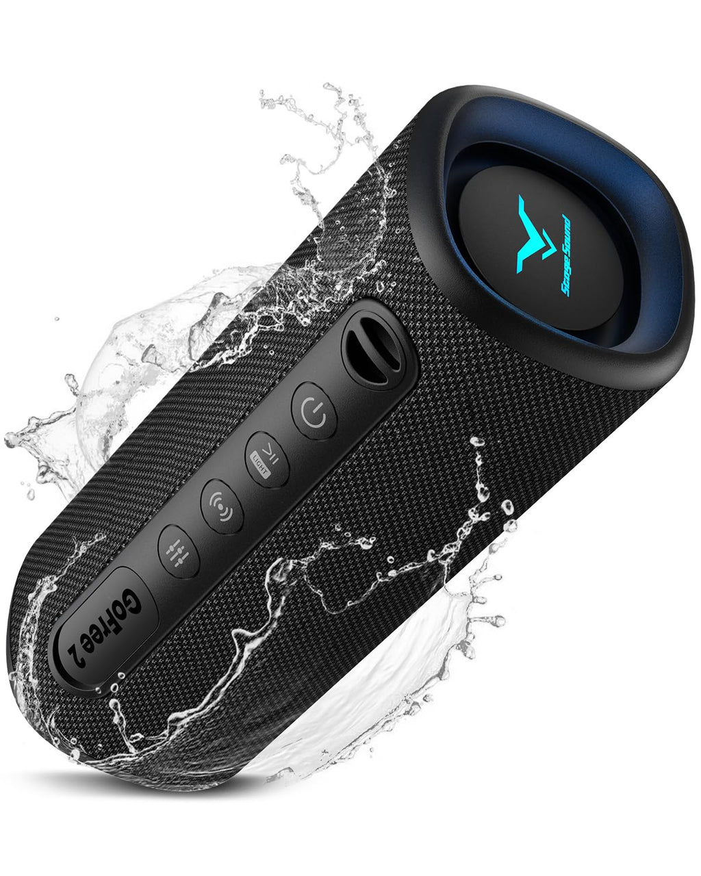 Portable Bluetooth Speaker IP67 Waterproof Black U251938