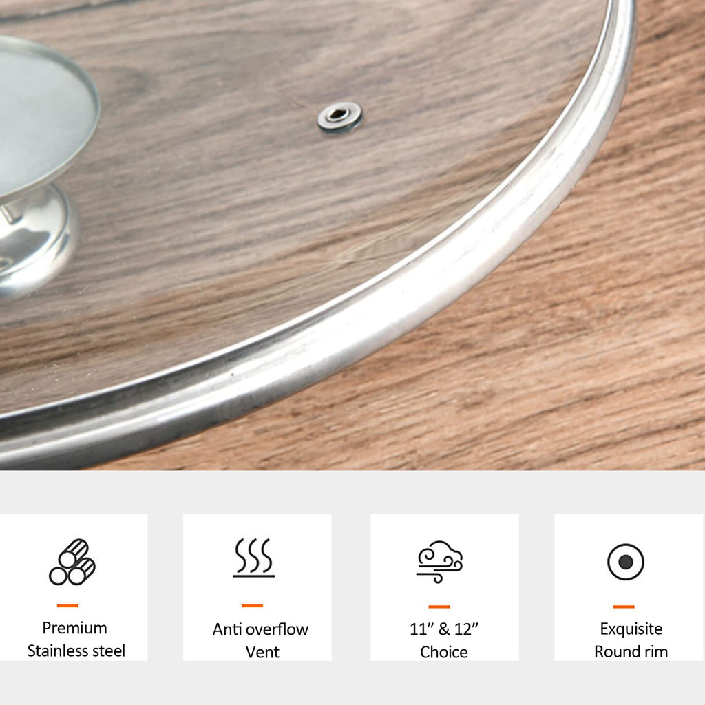 Tempered Glass Lid for 11 inches Cookware K987099