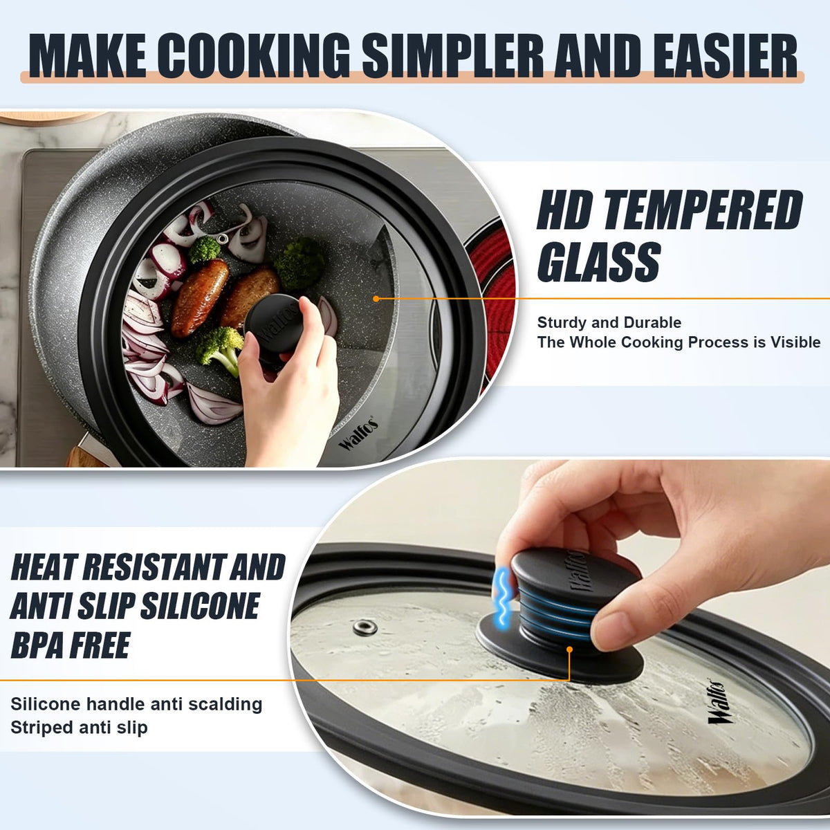 Tempered Glass Universal Lid for Pots, Pans and Skillets P794304